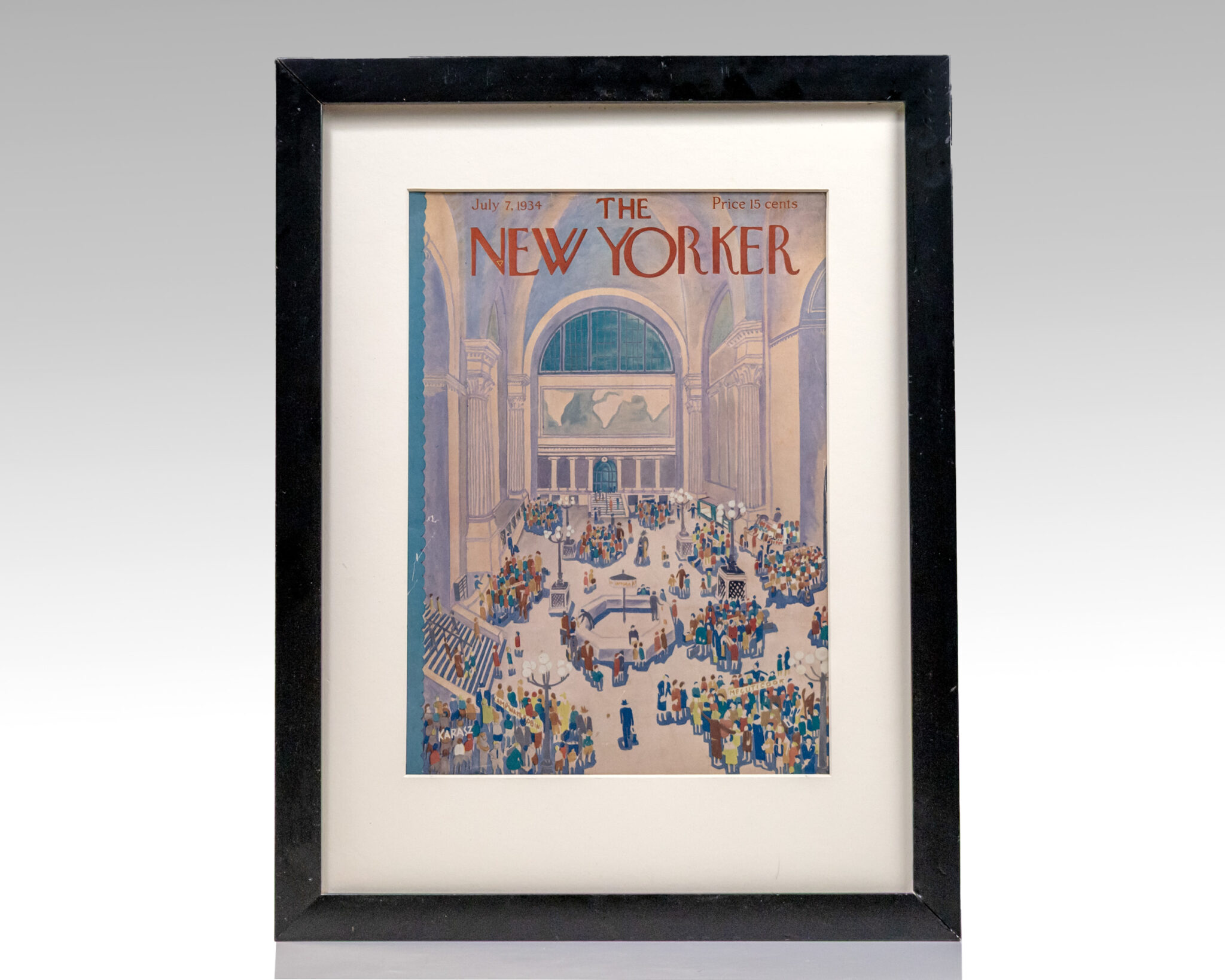 1934 The New Yorker Magazine Cover.