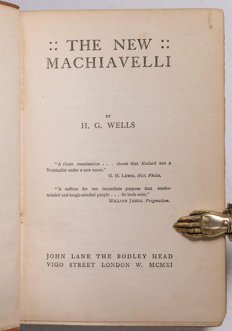 The New Machiavelli.