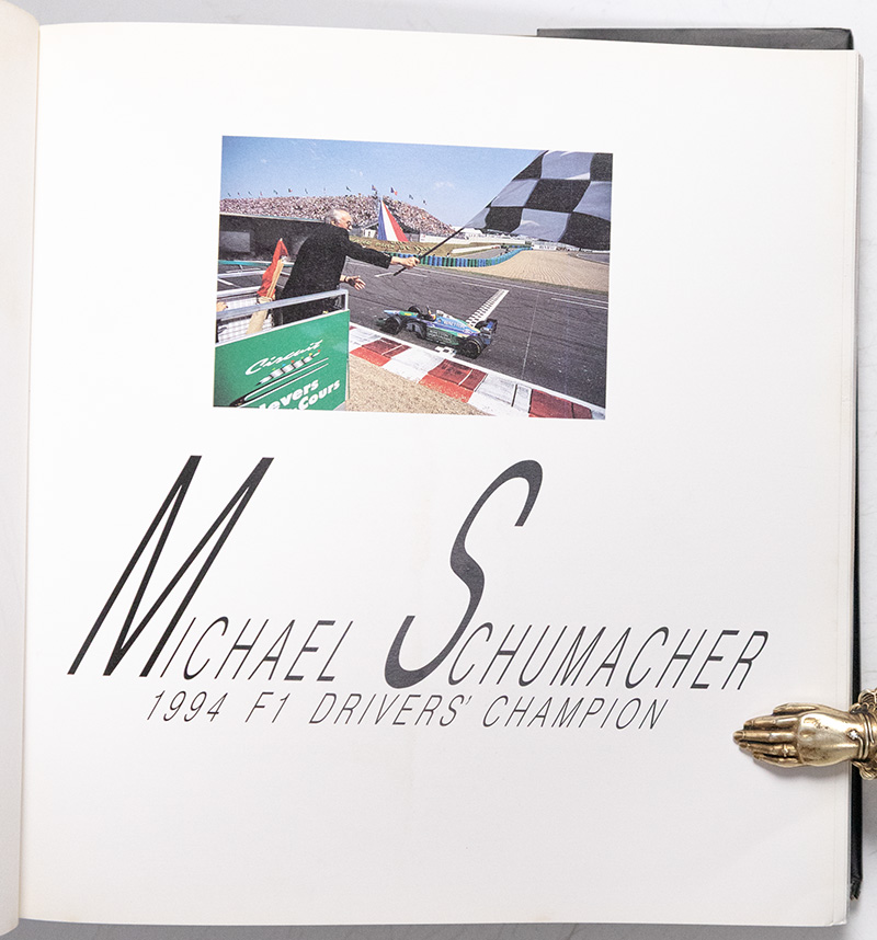 Winning Colors of Benetton: Michael Schumacher 1994 F1 Drivers' Champion.