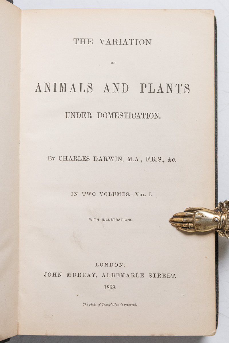 The Variation of Animals and Plants Under Domestication.
