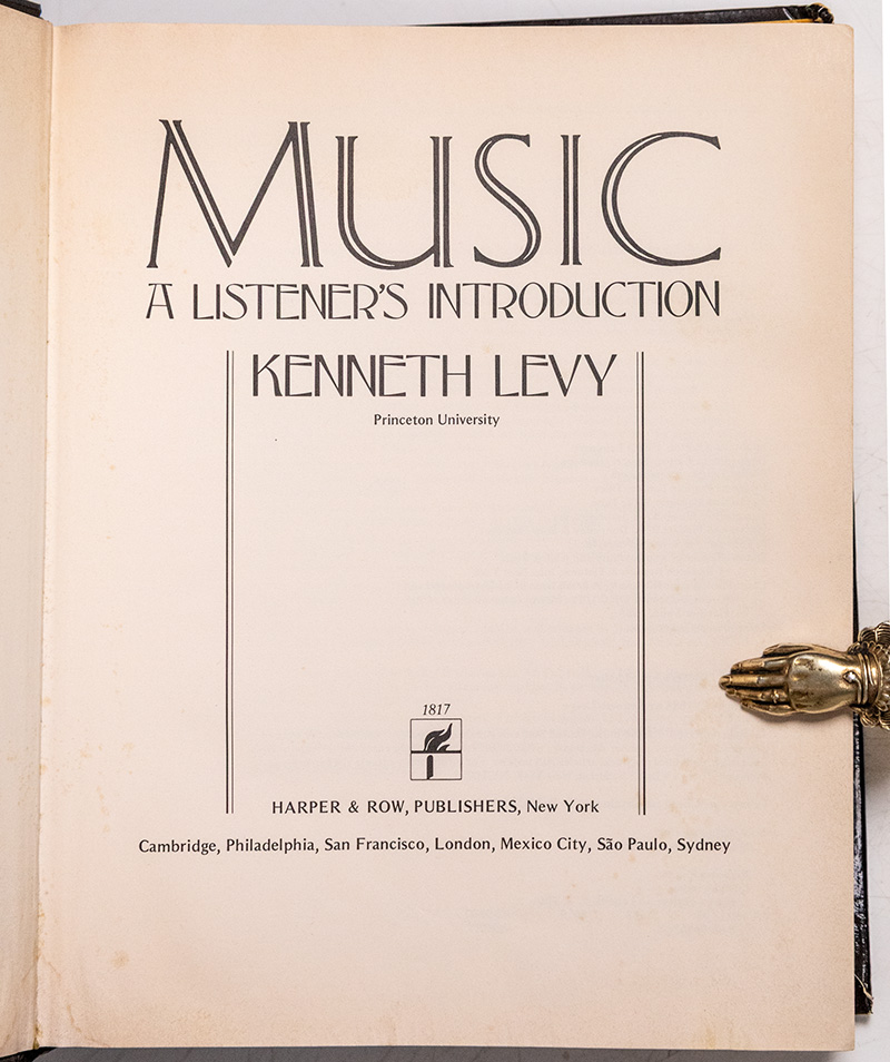 Music: A Listener's Introduction.