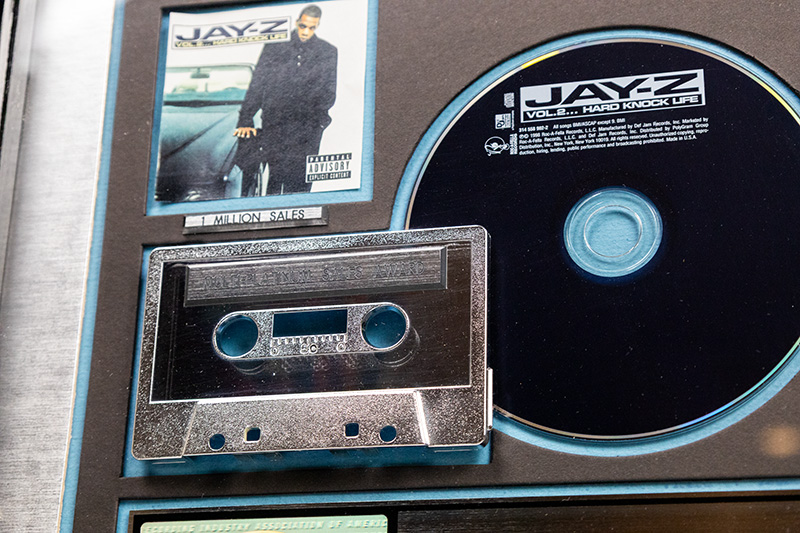 Jay-Z Vol. 2... Hard Knock Life RIAA Multi-Platinum Award Presented to Charles Strouse.