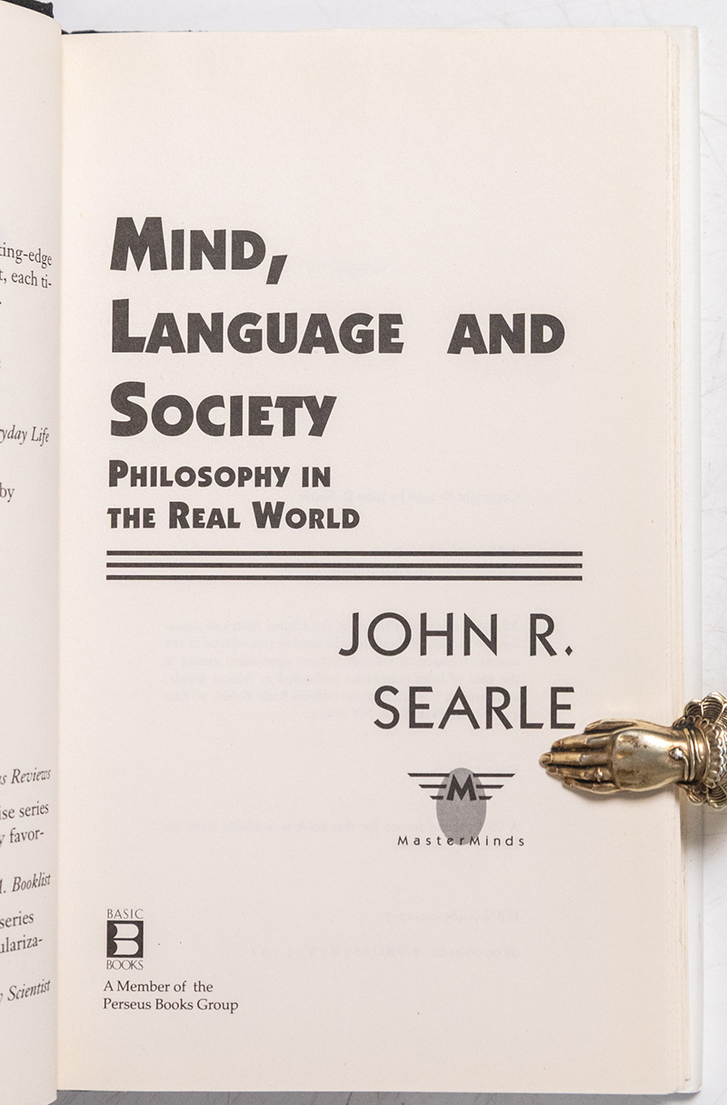 Mind, Language and Society: Philosophy In The Real World.