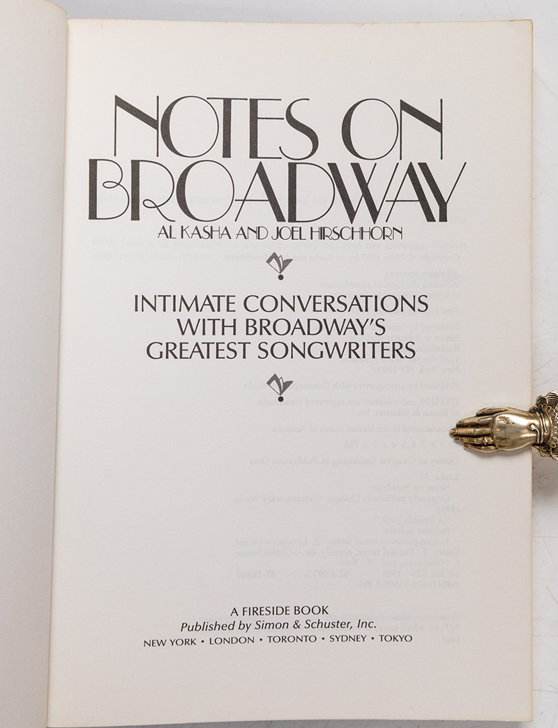 Notes on Broadway.