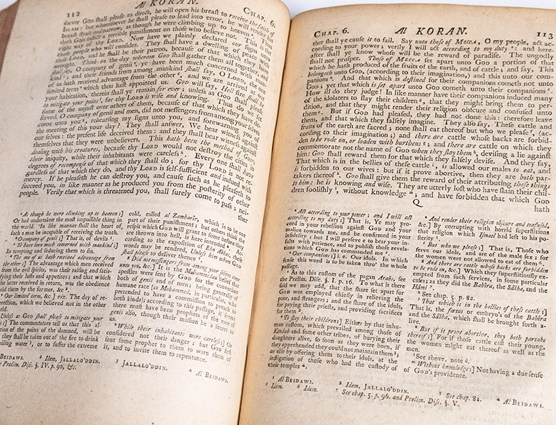 The Koran: Commonly Called The Alcoran of Mohammed: Translated From The Original Arabic. With Explanatory Notes, Taken From the Most Approved Commentators. To Which is Prefixed, A Preliminary Discourse.