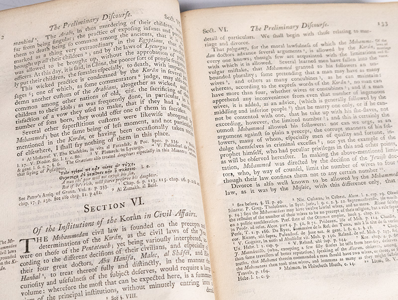The Koran: Commonly Called The Alcoran of Mohammed: Translated From The Original Arabic. With Explanatory Notes, Taken From the Most Approved Commentators. To Which is Prefixed, A Preliminary Discourse.