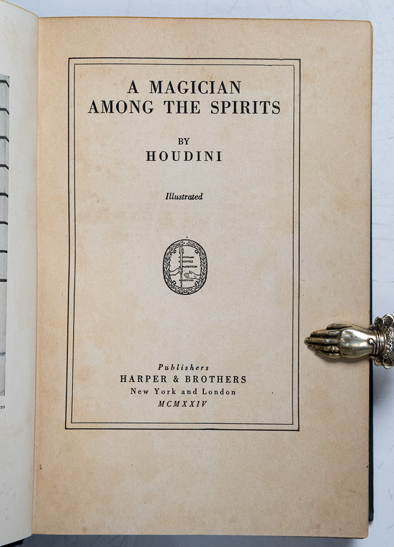 A Magician Among the Spirits.