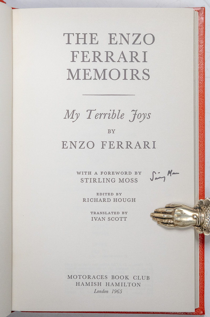 The Enzo Ferrari Memoirs.