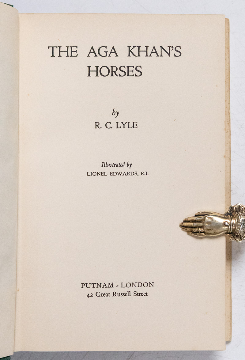 The Aga Khan's Horses.