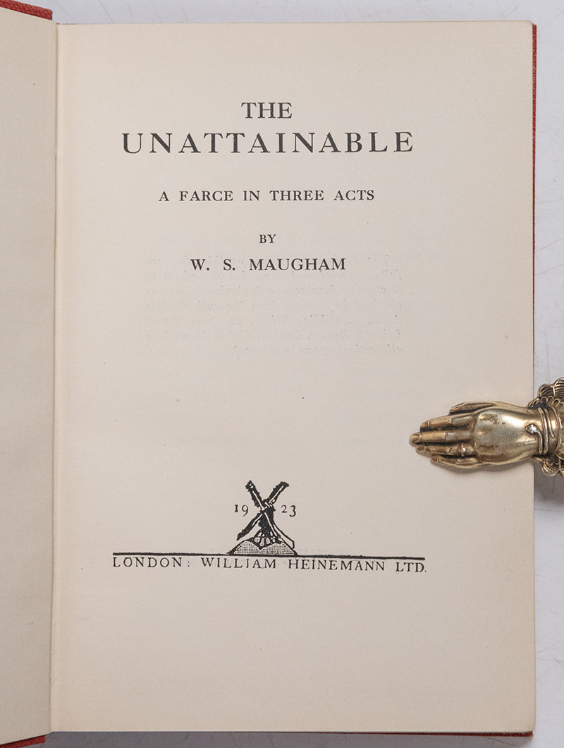 The Unattainable: A Farce in Three Acts. - Image 3