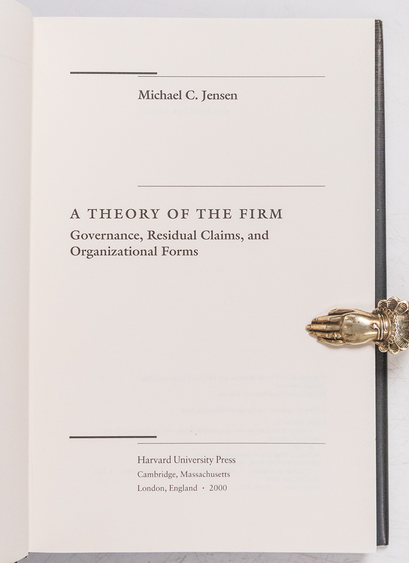 A Theory of the Firm: Governance, Residual Claims, and Organizational Forms. - Image 3