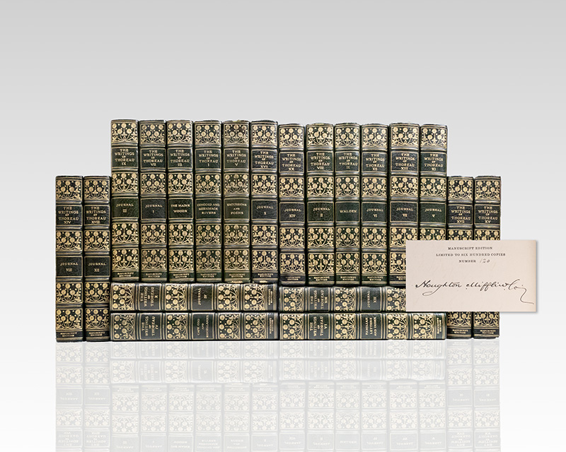 The Manuscript Edition of The Writings of Henry David Thoreau.