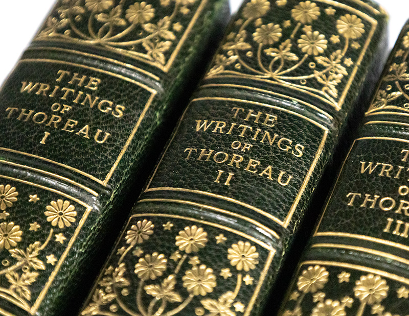 The Manuscript Edition of The Writings of Henry David Thoreau. - Image 6