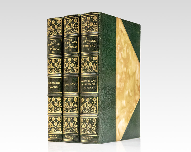 The Manuscript Edition of The Writings of Henry David Thoreau. - Image 3