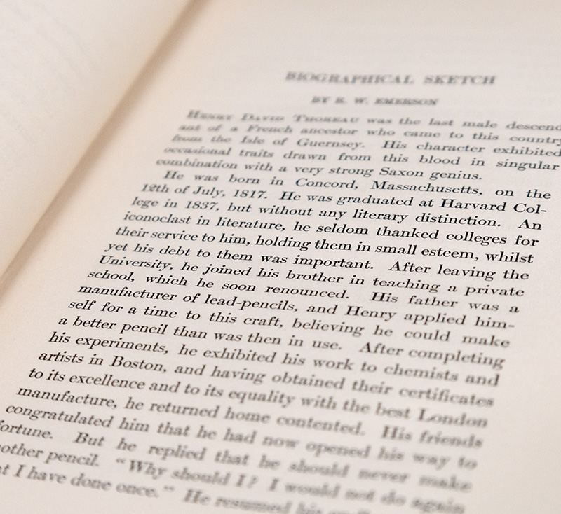 The Manuscript Edition of The Writings of Henry David Thoreau. - Image 10