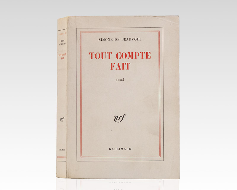 Tout compte fait. [All Said and Done].