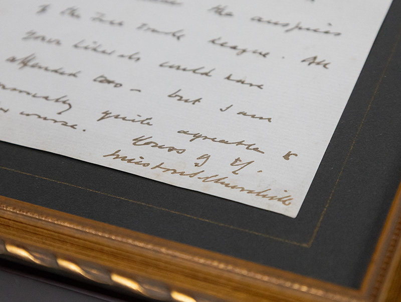 Winston S. Churchill Autograph Letter Signed. - Image 2
