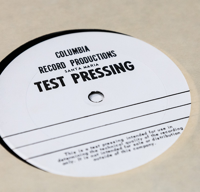 The Eagles Band-Signed Test Pressing of Hotel California. - Image 2