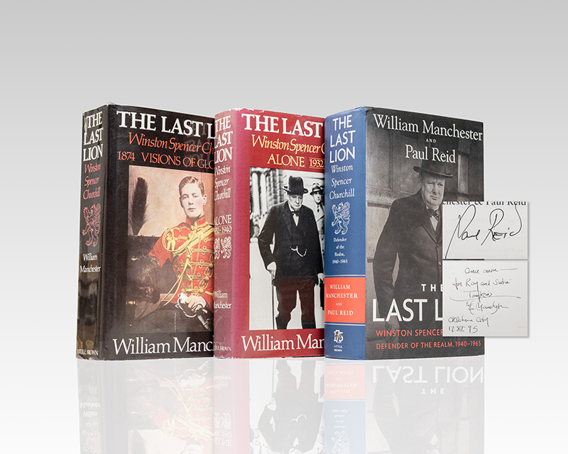 The Last Lion Trilogy: Winston Spencer Churchill. Visions of Glory, 1874-1932; Alone, 1932-1940; Defender of the Realm, 1940-1965.