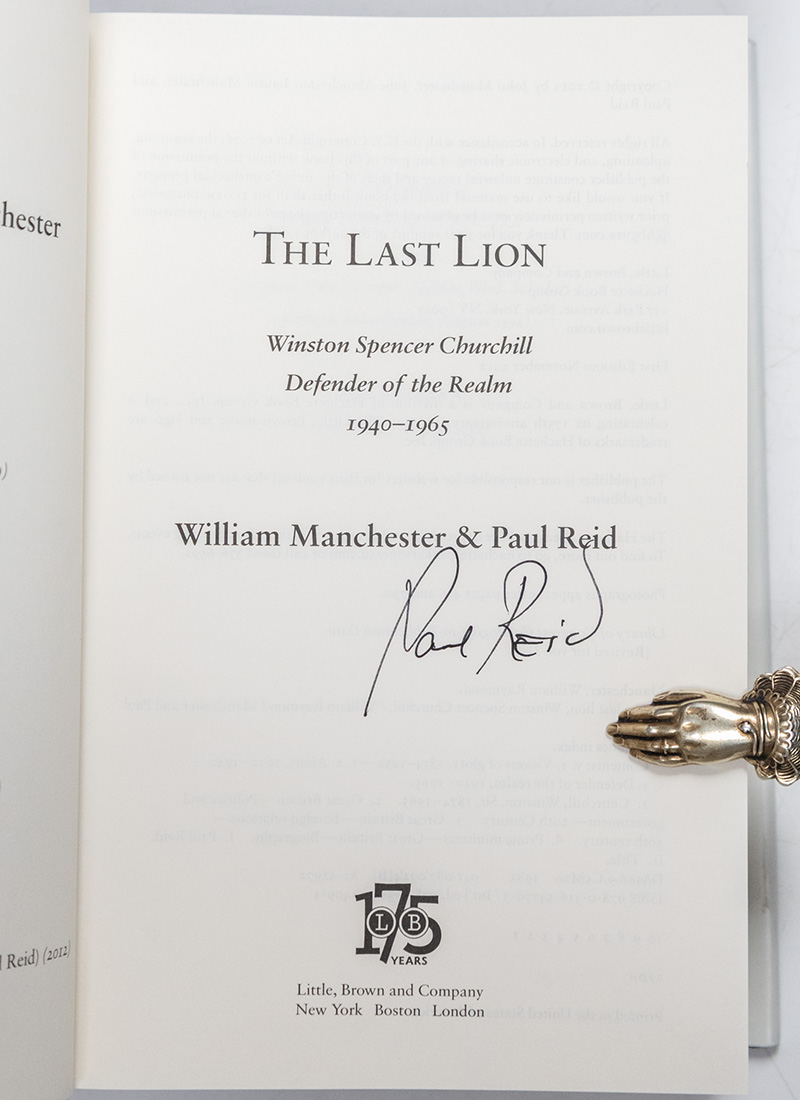 The Last Lion Trilogy: Winston Spencer Churchill. Visions of Glory, 1874-1932; Alone, 1932-1940; Defender of the Realm, 1940-1965. - Image 7