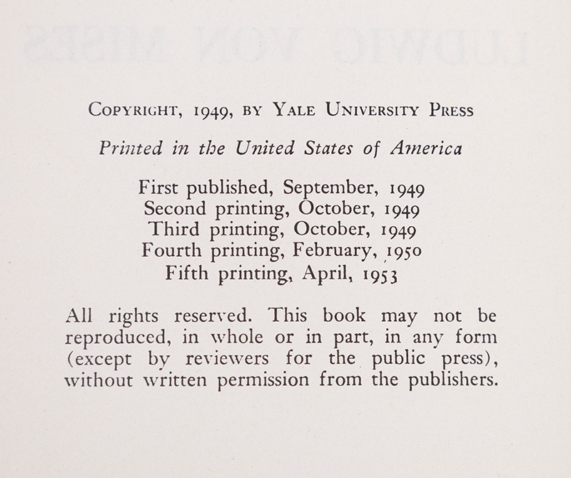 Human Action: A Treatise on Economics. - Image 3