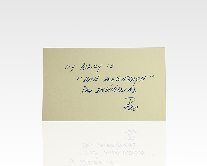 Enola Gay Crew Photograph Annotated in the Hand of Paul Tibbets with an Autograph Note. - Image 3