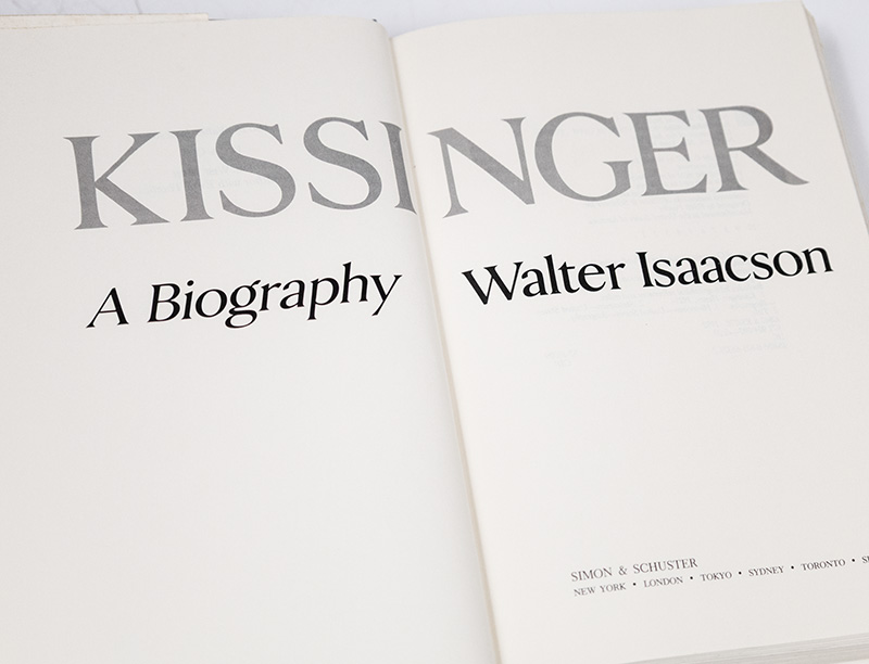 Kissinger: A Biography. - Image 8